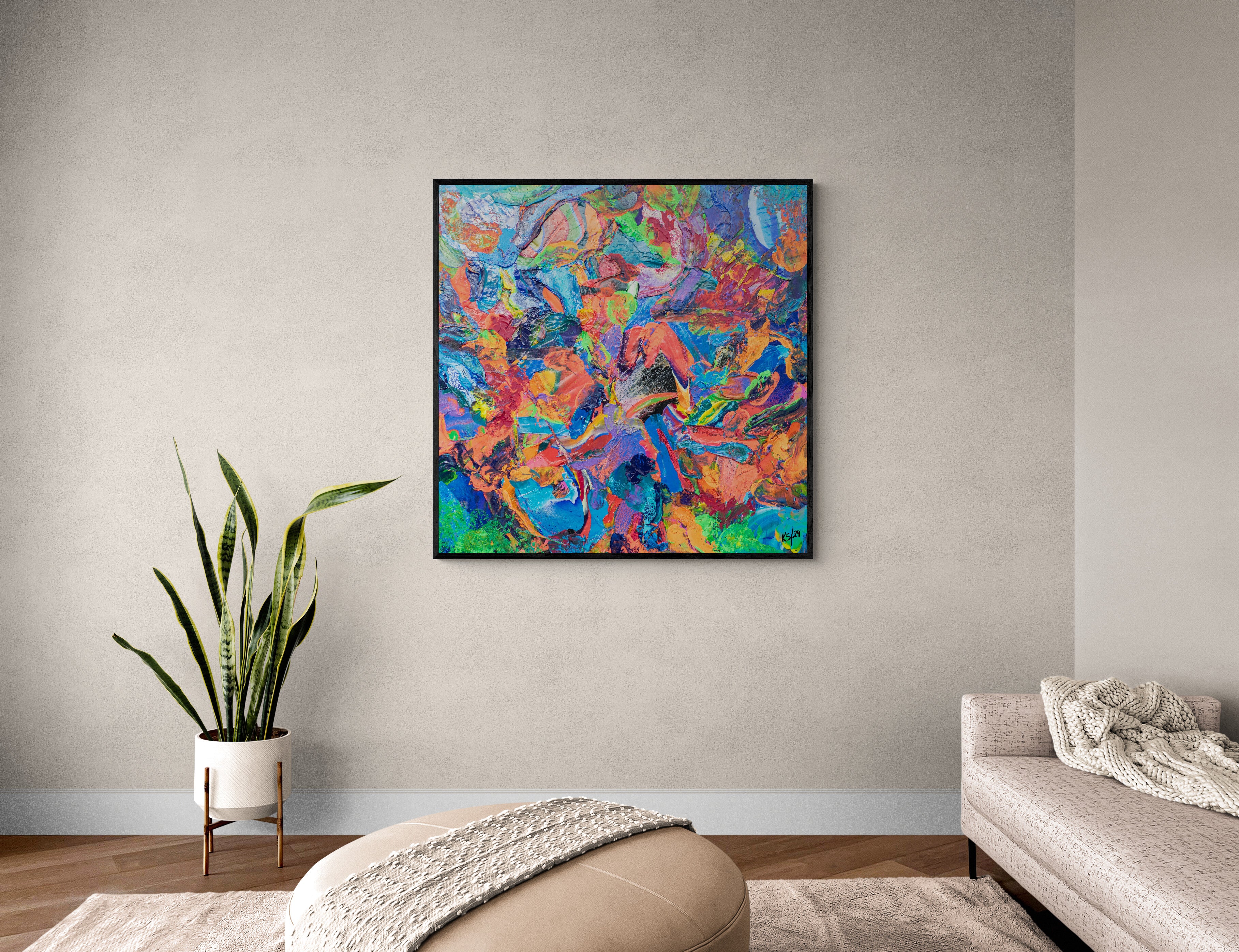 Coral Garden Canvas Print